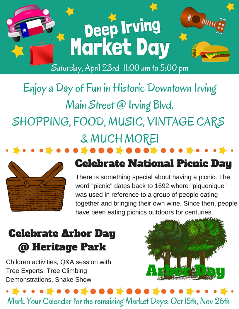 Deep Irving Market Day April 23 2016